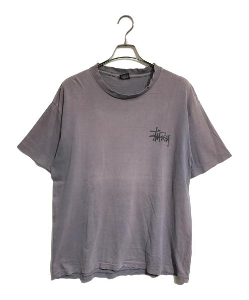stussy（ステューシー）stussy (ステューシー) ロゴプリントTシャツ グレー サイズ:XLの古着・服飾アイテム