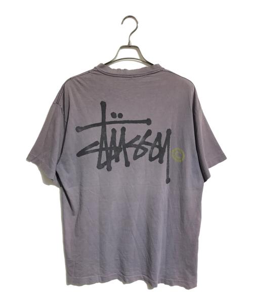 stussy（ステューシー）stussy (ステューシー) ロゴプリントTシャツ グレー サイズ:XLの古着・服飾アイテム