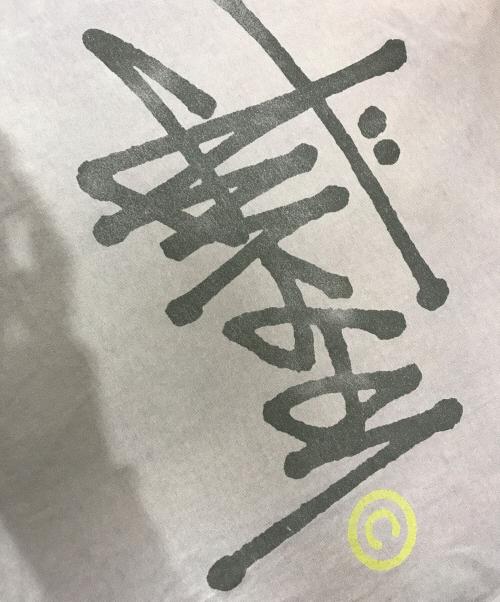 stussy（ステューシー）stussy (ステューシー) ロゴプリントTシャツ グレー サイズ:XLの古着・服飾アイテム