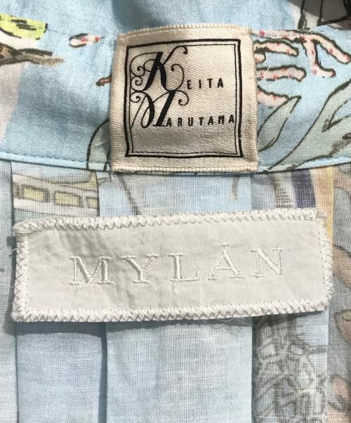 KEITA MARUYAMA（ケイタマルヤマ）KEITA MARUYAMA (ケイタマルヤマ) MYLAN (マイラン) 長袖ワンピース スカイブルーの古着・服飾アイテム