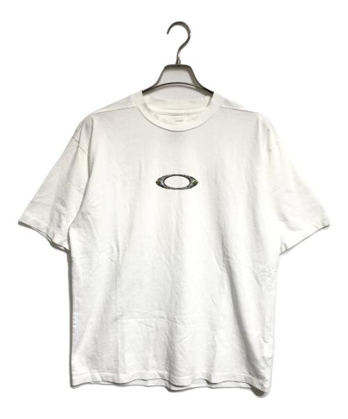 OAKLEY（オークリー）OAKLEY (オークリー) プリントTシャツ ホワイト サイズ:XLの古着・服飾アイテム