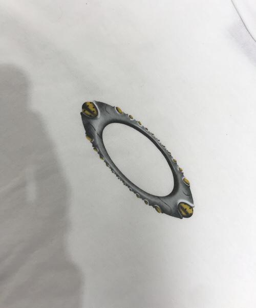 OAKLEY（オークリー）OAKLEY (オークリー) プリントTシャツ ホワイト サイズ:XLの古着・服飾アイテム
