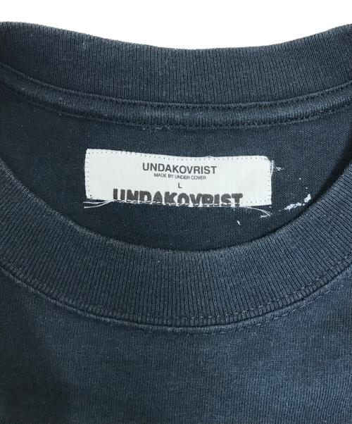 UNDAKOVRIST（アンダーカバリット）UNDAKOVRIST (アンダーカバリット) プリントTシャツ ブラック サイズ:Lの古着・服飾アイテム