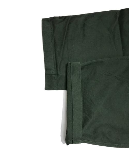 W.&L.T（ウォルト）W.&L.T (ウォルト) イナズマステッチ ワークパンツ グリーン サイズ:Mの古着・服飾アイテム