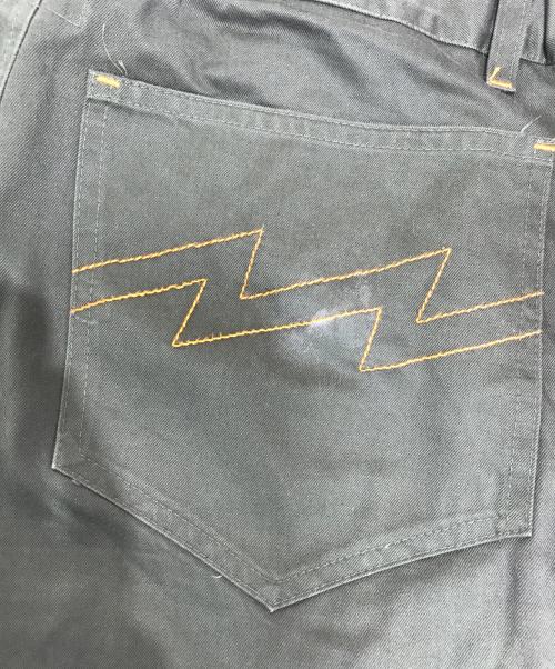 W.&L.T（ウォルト）W.&L.T (ウォルト) イナズマステッチ ワークパンツ グリーン サイズ:Mの古着・服飾アイテム