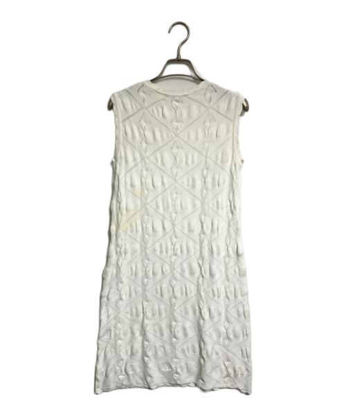 Rene（ルネ）Rene (ルネ) ノースリーブワンピース ホワイト サイズ:34の古着・服飾アイテム