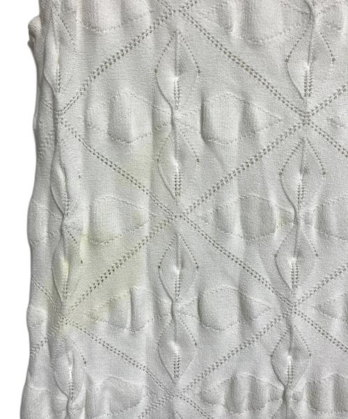 Rene（ルネ）Rene (ルネ) ノースリーブワンピース ホワイト サイズ:34の古着・服飾アイテム