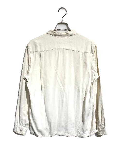 Done gal（ドニゴール）Done gal (ドニゴール) レーヨンピケシャツ ベージュ サイズ:34の古着・服飾アイテム