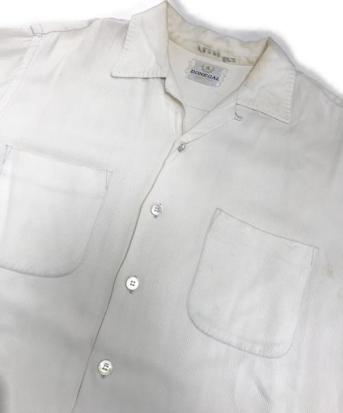 Done gal（ドニゴール）Done gal (ドニゴール) レーヨンピケシャツ ベージュ サイズ:34の古着・服飾アイテム
