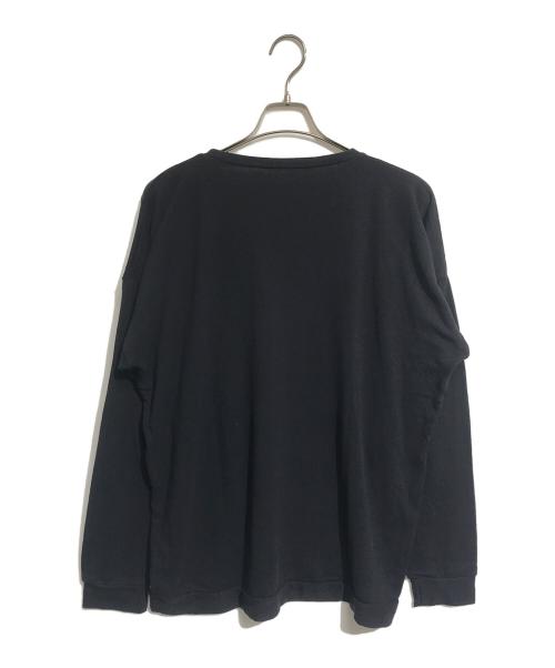 MITTAN（ミッタン）MITTAN (ミッタン) 強撚絹袖糸ワイド長袖 ネイビー サイズ:4の古着・服飾アイテム