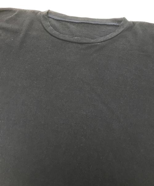 MITTAN（ミッタン）MITTAN (ミッタン) 強撚絹袖糸ワイド長袖 ネイビー サイズ:4の古着・服飾アイテム