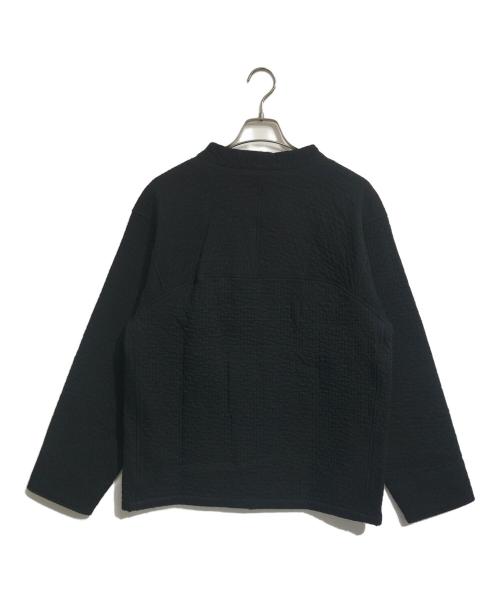 MITTAN（ミッタン）MITTAN (ミッタン) 中わた刺し子織ジャケット ブラック サイズ:3の古着・服飾アイテム