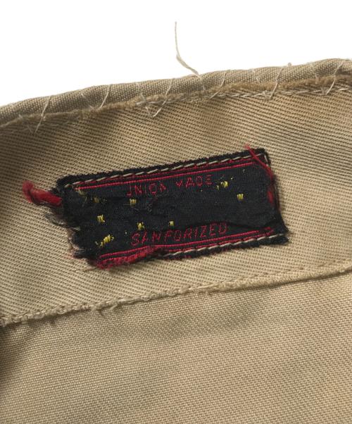 VINTAGE（ヴィンテージ）VINTAGE (ヴィンテージ) ジップアップジャケット カーキ サイズ:不明の古着・服飾アイテム