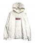 SUPREME（シュプリーム）の古着「ボックスロゴフーディ」｜ホワイト