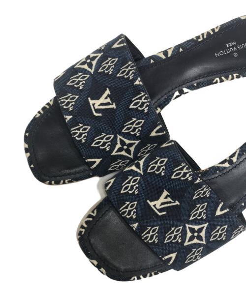 LOUIS VUITTON（ルイ ヴィトン）LOUIS VUITTON (ルイ ヴィトン) サンダル インディゴ サイズ:38の古着・服飾アイテム