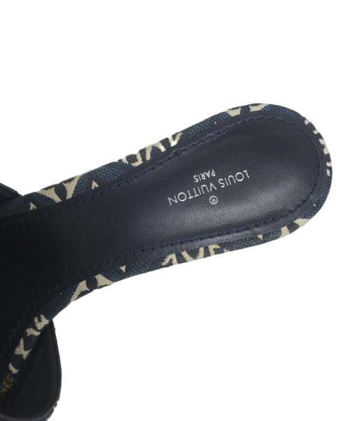 LOUIS VUITTON（ルイ ヴィトン）LOUIS VUITTON (ルイ ヴィトン) サンダル インディゴ サイズ:38の古着・服飾アイテム