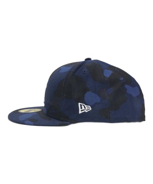 New Era（ニューエラ）New Era (ニューエラ) A BATHING APE (アベイシングエイプ) カモフラキャップ ネイビー サイズ:8の古着・服飾アイテム