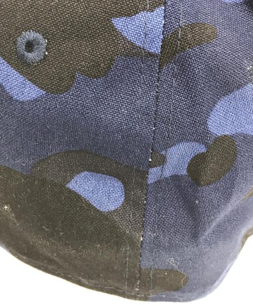 New Era（ニューエラ）New Era (ニューエラ) A BATHING APE (アベイシングエイプ) カモフラキャップ ネイビー サイズ:8の古着・服飾アイテム
