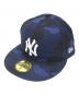 New Era（ニューエラ）の古着「カモフラキャップ」｜ネイビー