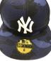 中古・古着 New Era (ニューエラ) A BATHING APE (アベイシングエイプ) カモフラキャップ ネイビー サイズ:8：18000円