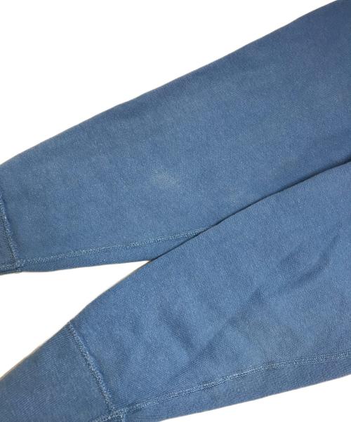 VINTAGE（ヴィンテージ）VINTAGE (ヴィンテージ) 前Vフロッキープリントスウェット スカイブルー サイズ:表記なしの古着・服飾アイテム