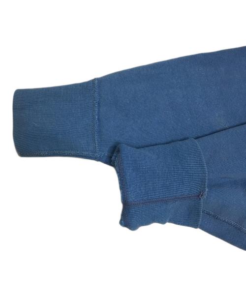 VINTAGE（ヴィンテージ）VINTAGE (ヴィンテージ) 前Vフロッキープリントスウェット スカイブルー サイズ:表記なしの古着・服飾アイテム