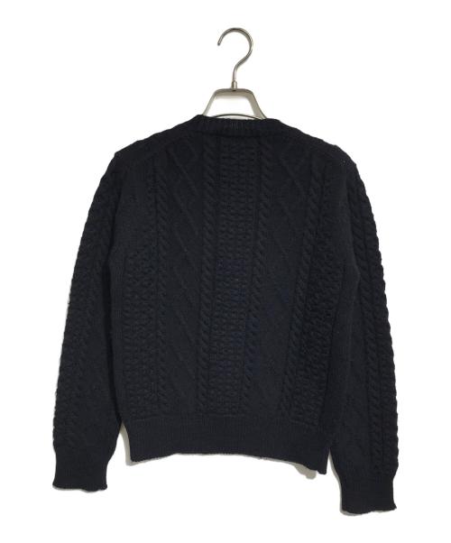 tricot COMME des GARCONS（トリココムデギャルソン）tricot COMME des GARCONS (トリココムデギャルソン) ケーブルニットカーディガン ネイビー サイズ:表記なしの古着・服飾アイテム