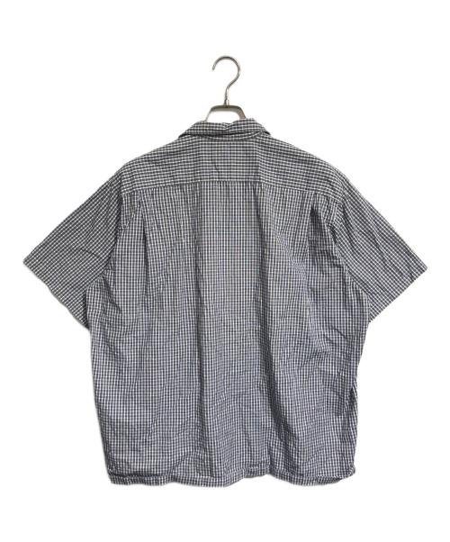 COMME des GARCONS HOMME（コムデギャルソン オム）COMME des GARCONS HOMME (コムデギャルソン オム) S/S開襟チェックシャツ ネイビー サイズ:表記なしの古着・服飾アイテム