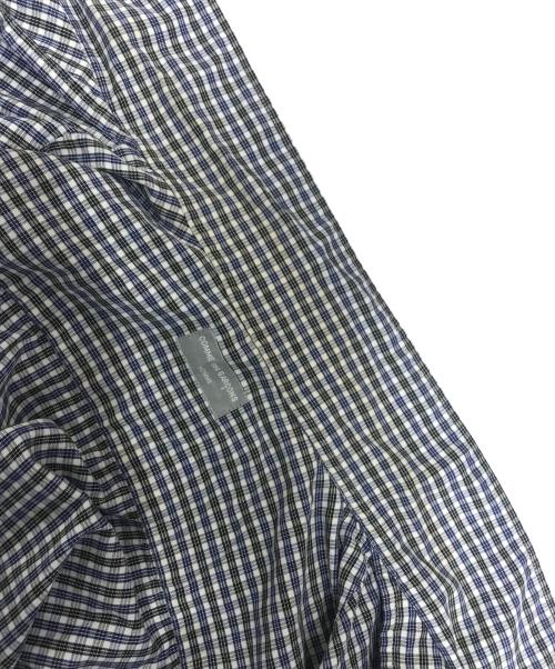 COMME des GARCONS HOMME（コムデギャルソン オム）COMME des GARCONS HOMME (コムデギャルソン オム) S/S開襟チェックシャツ ネイビー サイズ:表記なしの古着・服飾アイテム