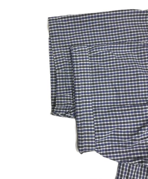 COMME des GARCONS HOMME（コムデギャルソン オム）COMME des GARCONS HOMME (コムデギャルソン オム) S/S開襟チェックシャツ ネイビー サイズ:表記なしの古着・服飾アイテム
