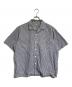 COMME des GARCONS HOMME（コムデギャルソン オム）の古着「S/S開襟チェックシャツ」｜ネイビー