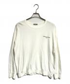 COMME des GARCONS HOMMEコムデギャルソン オム）の古着「ロゴスウェット」｜ホワイト