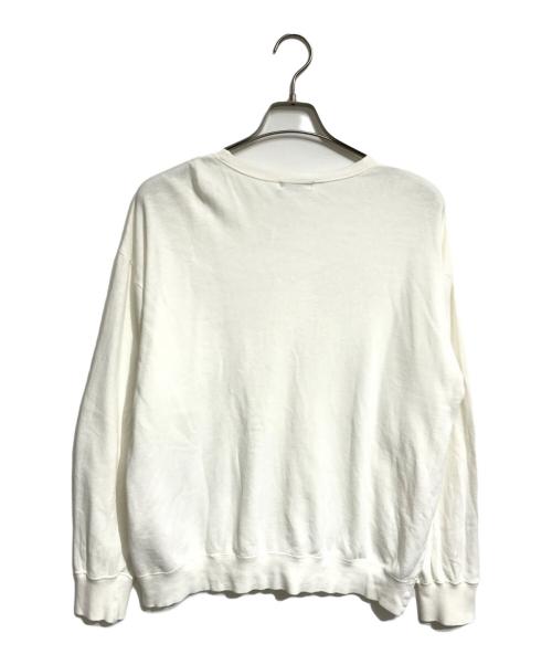 COMME des GARCONS HOMME（コムデギャルソン オム）COMME des GARCONS HOMME (コムデギャルソン オム) ロゴスウェット ホワイト サイズ:表記なしの古着・服飾アイテム