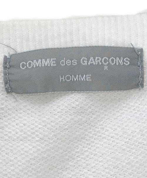 COMME des GARCONS HOMME（コムデギャルソン オム）COMME des GARCONS HOMME (コムデギャルソン オム) ロゴスウェット ホワイト サイズ:表記なしの古着・服飾アイテム