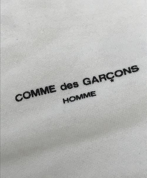 COMME des GARCONS HOMME（コムデギャルソン オム）COMME des GARCONS HOMME (コムデギャルソン オム) ロゴスウェット ホワイト サイズ:表記なしの古着・服飾アイテム