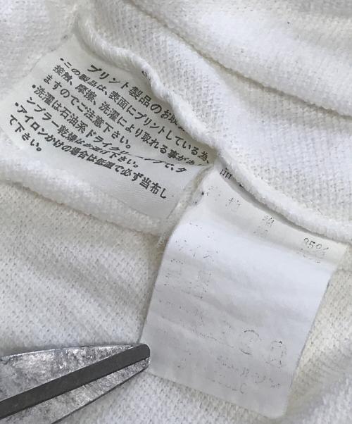 COMME des GARCONS HOMME（コムデギャルソン オム）COMME des GARCONS HOMME (コムデギャルソン オム) ロゴスウェット ホワイト サイズ:表記なしの古着・服飾アイテム