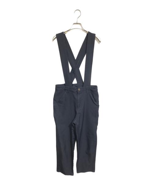 COMME des GARCONS GIRL（コムデギャルソンガール）COMME des GARCONS GIRL (コムデギャルソンガール) 製品染め ポリ縮絨サロペット ネイビー サイズ:Sの古着・服飾アイテム