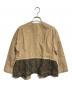 tricot COMME des GARCONS (トリココムデギャルソン) レース切替ノーカラージャケット ベージュ サイズ:S：22000円
