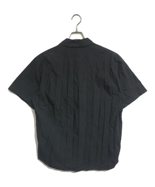 COMME des GARCONS HOMME（コムデギャルソン オム）COMME des GARCONS HOMME (コムデギャルソン オム) 製品加工シワS/Sシャツ ブラック サイズ:Sの古着・服飾アイテム