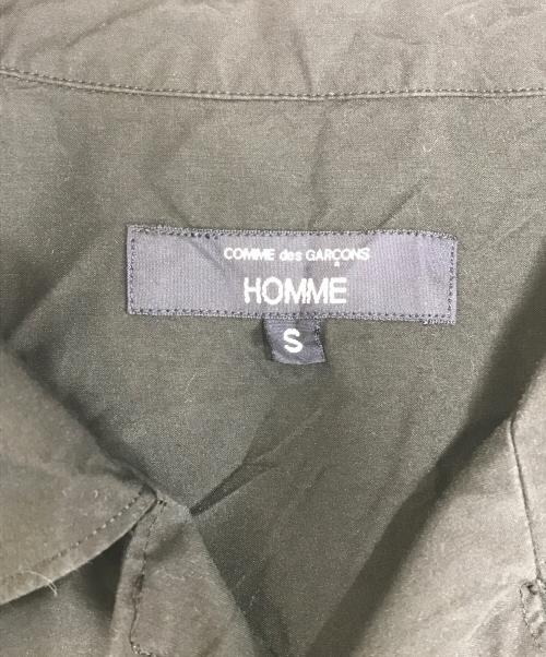 COMME des GARCONS HOMME（コムデギャルソン オム）COMME des GARCONS HOMME (コムデギャルソン オム) 製品加工シワS/Sシャツ ブラック サイズ:Sの古着・服飾アイテム
