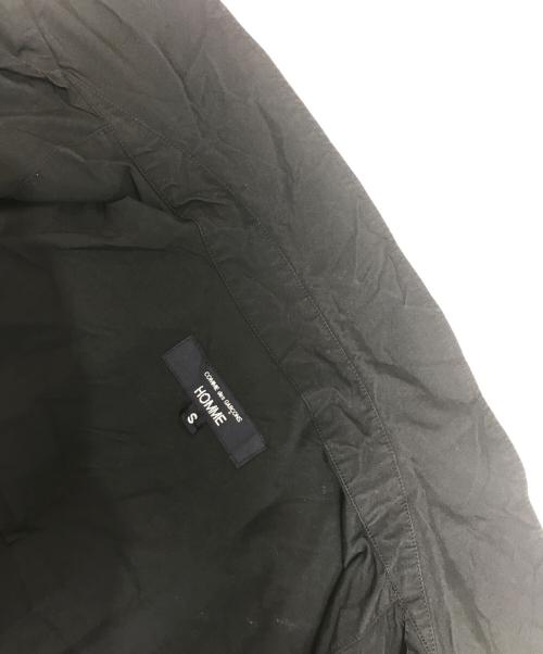 COMME des GARCONS HOMME（コムデギャルソン オム）COMME des GARCONS HOMME (コムデギャルソン オム) 製品加工シワS/Sシャツ ブラック サイズ:Sの古着・服飾アイテム
