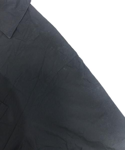 COMME des GARCONS HOMME（コムデギャルソン オム）COMME des GARCONS HOMME (コムデギャルソン オム) 製品加工シワS/Sシャツ ブラック サイズ:Sの古着・服飾アイテム
