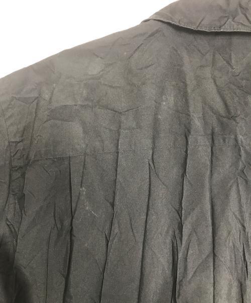 COMME des GARCONS HOMME（コムデギャルソン オム）COMME des GARCONS HOMME (コムデギャルソン オム) 製品加工シワS/Sシャツ ブラック サイズ:Sの古着・服飾アイテム