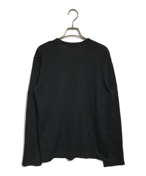 COMME des GARCONS（コムデギャルソン）COMME des GARCONS (コムデギャルソン) メッセージプリントニット ブラック サイズ:Sの古着・服飾アイテム