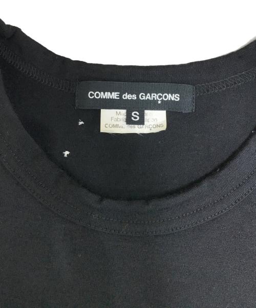 COMME des GARCONS（コムデギャルソン）COMME des GARCONS (コムデギャルソン) メッセージプリントニット ブラック サイズ:Sの古着・服飾アイテム
