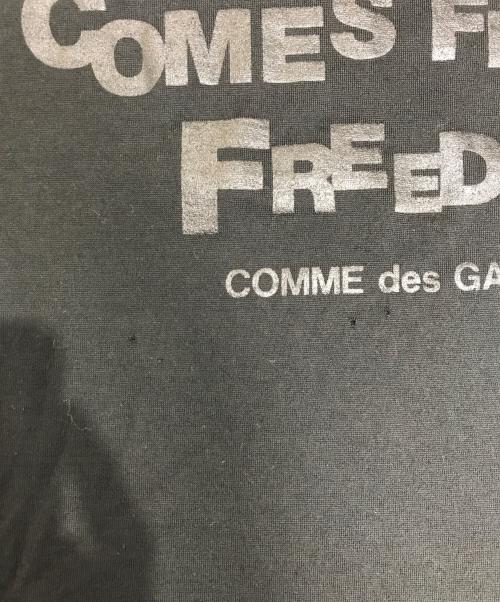 COMME des GARCONS（コムデギャルソン）COMME des GARCONS (コムデギャルソン) メッセージプリントニット ブラック サイズ:Sの古着・服飾アイテム