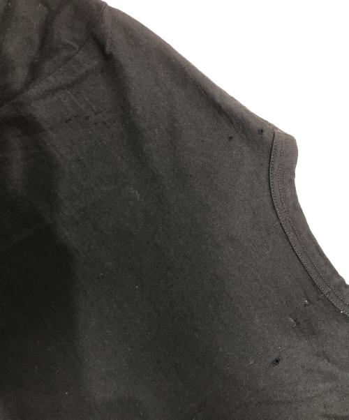 COMME des GARCONS（コムデギャルソン）COMME des GARCONS (コムデギャルソン) メッセージプリントニット ブラック サイズ:Sの古着・服飾アイテム