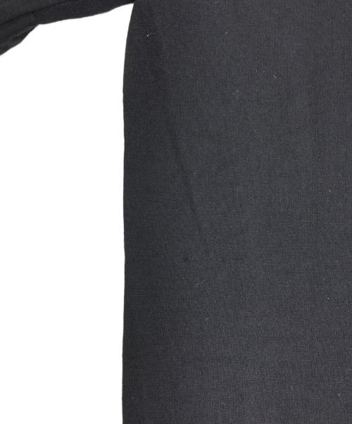 COMME des GARCONS（コムデギャルソン）COMME des GARCONS (コムデギャルソン) メッセージプリントニット ブラック サイズ:Sの古着・服飾アイテム