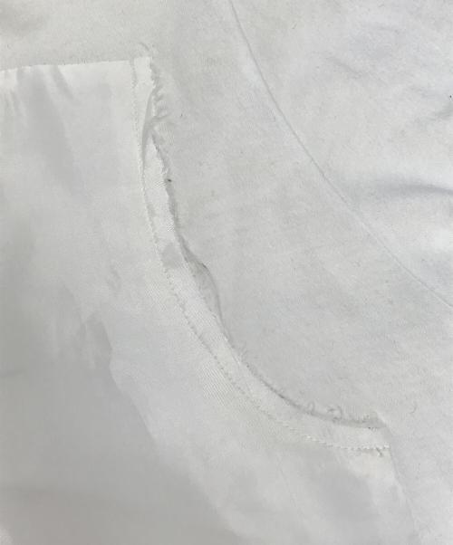 COMME des GARCONS COMME des GARCONS（コムデギャルソン コムデギャルソン）COMME des GARCONS COMME des GARCONS (コムデギャルソン コムデギャルソン) ドッキングカットソーブラウス ホワイト サイズ:Mの古着・服飾アイテム