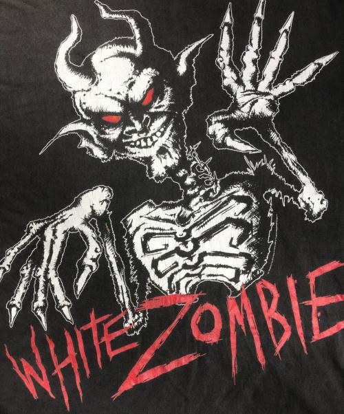 バンドTシャツ（バンドTシャツ）バンドTシャツ (バンドTシャツ) 90s WHITE ZOMBIE(ホワイト・ゾンビ) バンドTシャツ ブラック サイズ:XLの古着・服飾アイテム